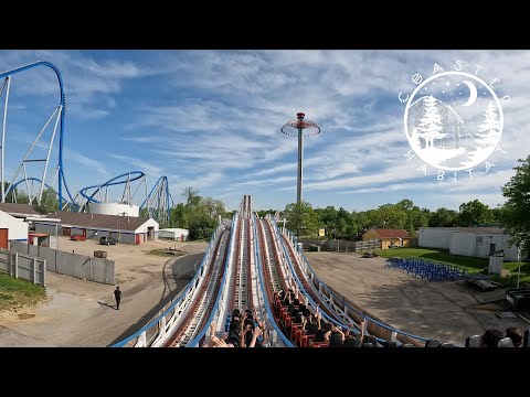Back row point of view footage of Racer