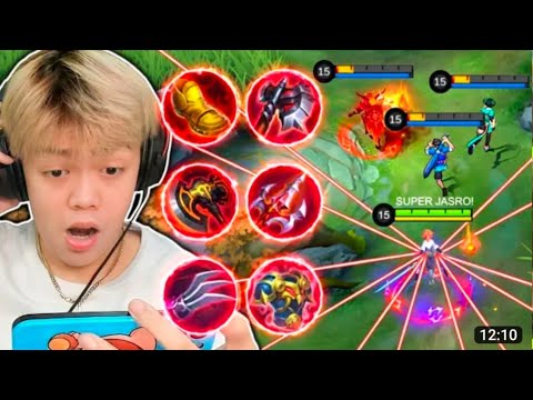 FANNY ALL RED BUILD!! (LIFESTEAL GOD!) - Mobile Legends