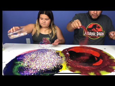 NO Bowl, No Spoon SLIME Challenge with my Dad