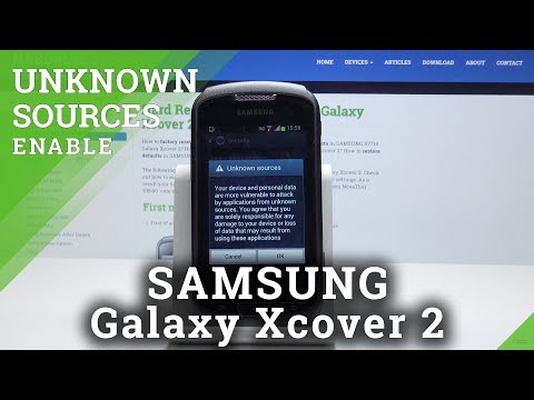 How to Allow Unknown Sources in SAMSUNG Galaxy Xcover 2 - Enable App Installation
