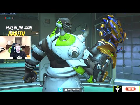 Danteh Pro Doomfist gameplay! POTG! [ Overwatch Season 27 Top 500 ]