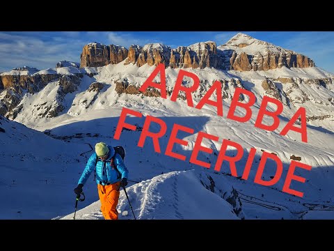 Freeride Arabba Dolomites Powder Dolomiti Polvere Sun Jump Follow