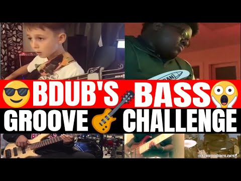 B Dub's Bass Groove Challenge (Sunday Morning Grooves)😎🎧🔥🎸🔥