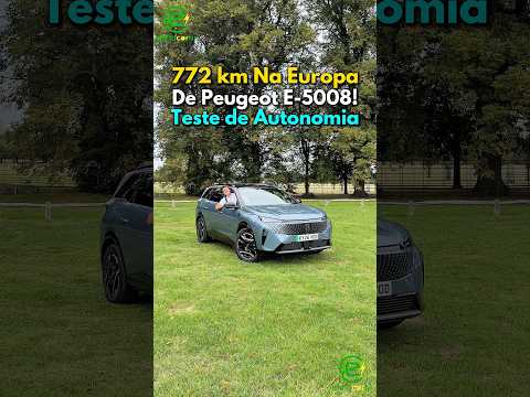 Teste de Autonomia com um Peugeot de 7 Lugares 100% Elétrico: E-5008