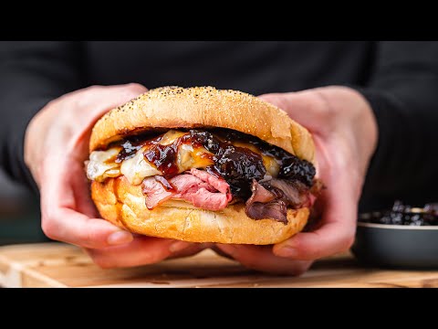 Roast Beef Sandwiches with Onion Jam