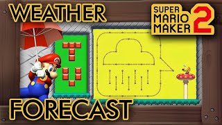 Super Mario Maker 2 - Wiggler&#39;s Deadly Weather Forecast