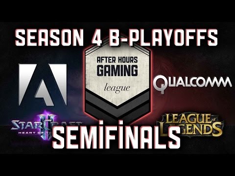 AHGL Qualcomm vs Adobe - Season 4 B-League Playoffs Semifinals - Starcraft 2 Match-up Introduction
