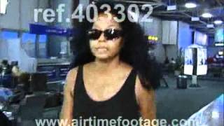 Diana Ross after being arrested at Heathrow