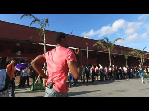 Check out the Crazy Line outside the NBA House in Rio!