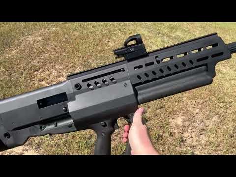 Tavor TS12 shotgun POV firing