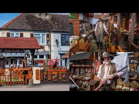Grandad spends 25 years turning back garden into - Wild West 'town' | SWNS
