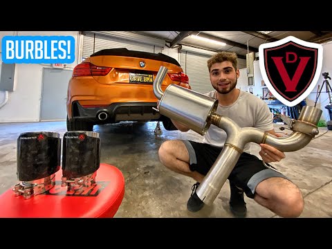 435I GETS A CUSTOM VALVETRONIC AXLE-BACK EXHAUST! (SOUNDS INSANE)