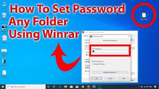 how to set folder password in windows 10 in tamil