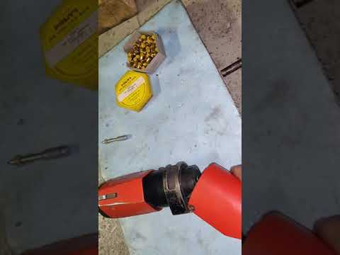 Hilti Cal 6,3mm Nail Gun Test Fire DEADLY STRONG!