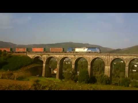 Comboio Internacional 92220 (Siderurgicos-Tramesa ) - Durrães - Linha Minho - 30/10/2014