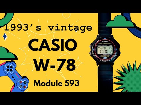 Casio W-78 (593) quartz óra