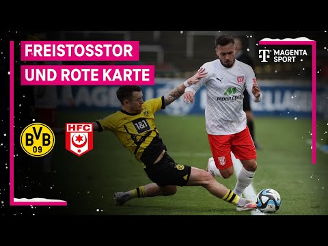Borussia Dortmund II - Hallescher FC, Highlights mit Live-Kommentar | 3. Liga | MAGENTA SPORT