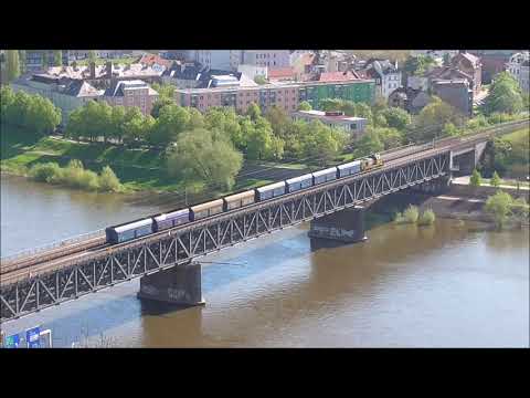 Ústí nad Labem pohledy z Větruše, Děčín pohledy z Pastýřské stěny.