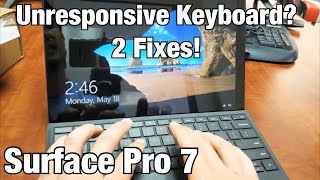 Surface Pro 7: How to Fix Keyboard Not Working Unresponsive (2 Solutions)