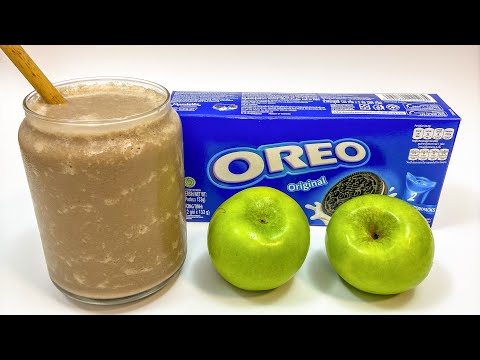 [Recipe #116] - How To Make Creamy and Crunchy Delight Apple Oreo Smoothie