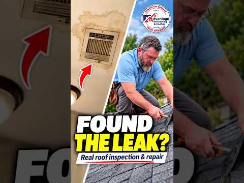 Ceiling Water Stain? Watch This Roof Leak...