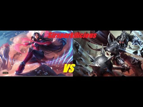 irelia vs mordekaiser! THE NEW IRELIA IS SO FUN!!!