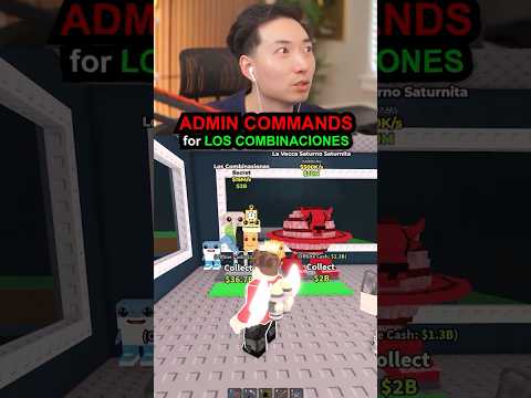 I stole SECRET Los Combinasionas with ADMIN COMMANDS in Steal a Brainrot #roblox #stealabrainrot