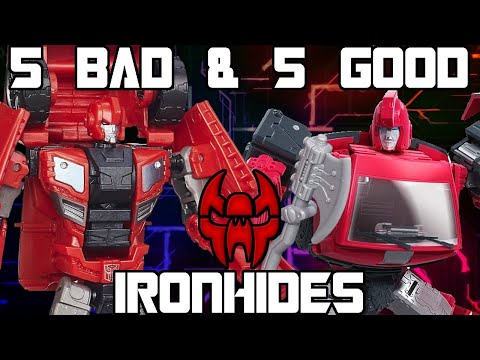 5 Bad and 5 Good Ironhide Toys