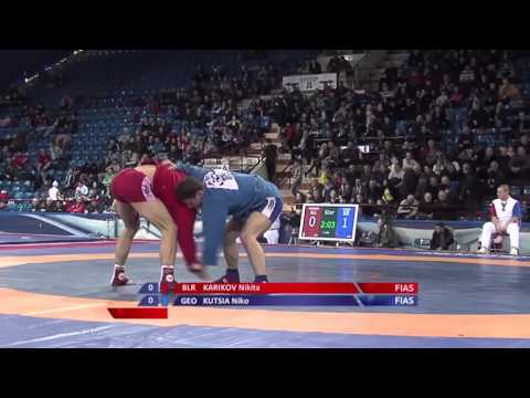Niko Kutsia (GEO) vs Nikita Karikov (BLR) MInsk 2016 Sambo