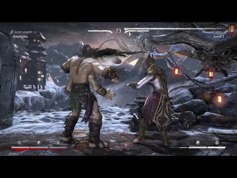 Mortal Kombat X Goro v Shinnock Double Flawless Victory Brutality