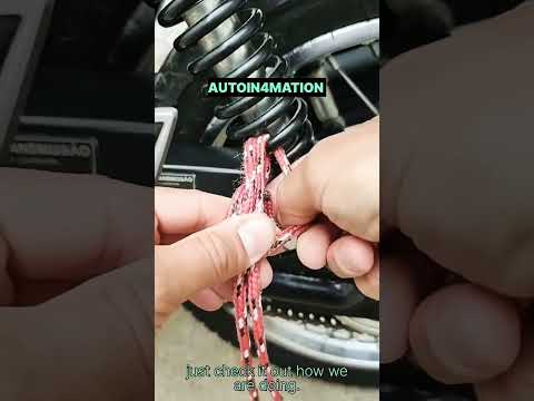 DIY Bike Rear Shocks Preload Adjustment  #diy #shorts