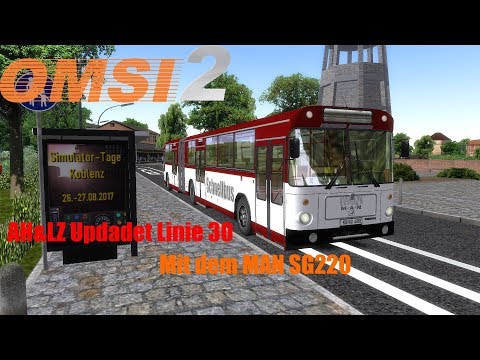 Omsi 2 AH&LZ Updated Linie 30 mit dem MAN SG220
