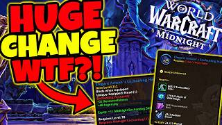 Blizzard Just Did WHAT To Crafting Profession Gear?! HUGE CHANGE For Midnight Professions!!