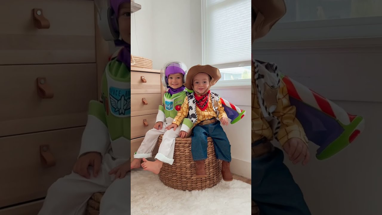 Cutest Toddler Buzz & Woody Costumes 🥰 #shorts