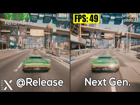 Cyberpunk 2077 Launch vs. Next Gen Upgrade | Technical Analysis on Xbox Series X