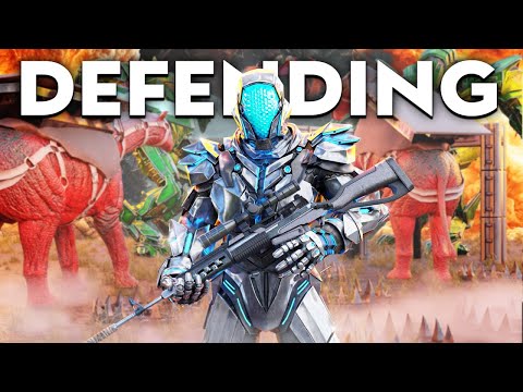 How My 60,000 HOUR Tribe Defended Our INSANE Base Location From The Alphas! - ARK