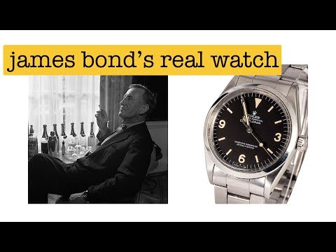 James Bond's Real Watch was an Explorer | LIQUOR RUN