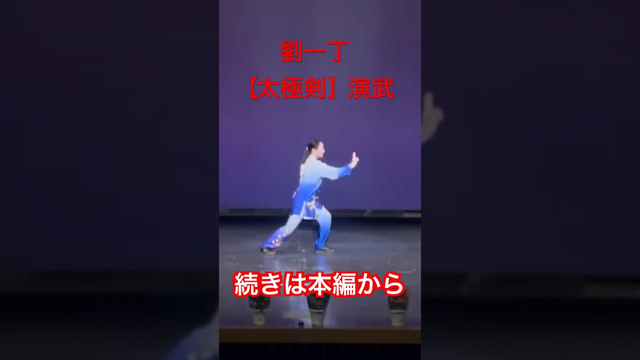 劉一丁【太極剣】演武🔸大好評のメンバーシップは▷@ryu-tube の概要から登録出来ます❣️ #劉一丁 #太极建 #太極拳 #武術 #演武