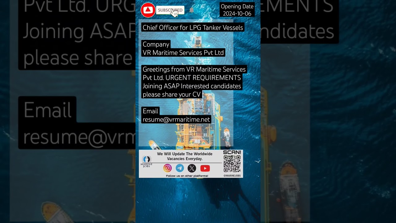 🟢resume@vrmaritime.net🟢#offshore #shorts #short #marine #vessel #seafarer #sea