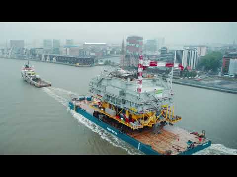 Saint-Brieuc offshore wind farm substation