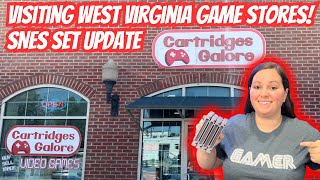 I STOPPED in WEST VIRGINIA at Cartridges Galore to Find Video Games! SNES Set Update 367/721!
