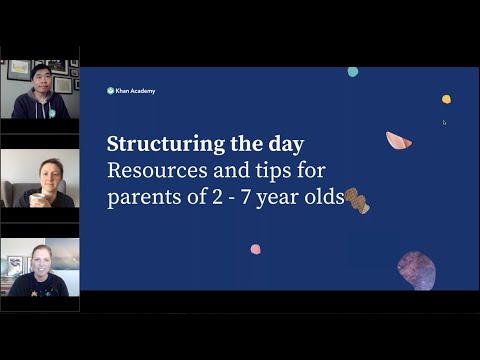 For parents: setting a daily learning schedule for learners ages 2-7