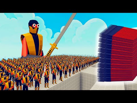 100x SCORPION + 2x GIANT vs 3x EVERY GOD   Totally Accurate Battle Simulator TABS