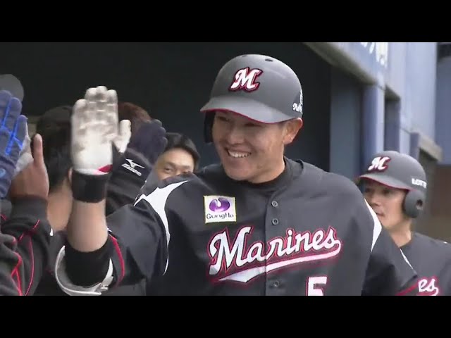 【ファーム】1試合5安打!! マリーンズ・安田の2ランホームラン!! 2019/4/14 F-M(ファーム)