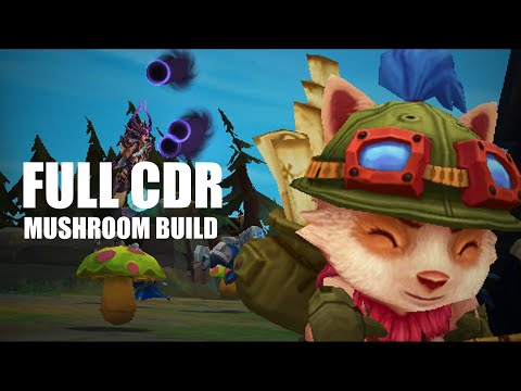 League of legends, but Teemo's mushrooms have VERY low cooldown