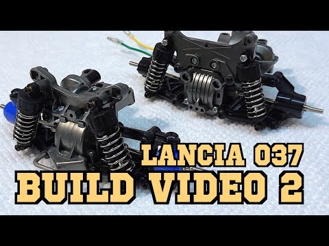 Tamiya Lancia 037 Rally Build / Video 2 / Steps 10-19