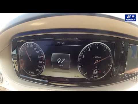 2014 Mercedes Benz S500 / S550 (W222) : 0 - 200 km/h 0-120 mph acceleration