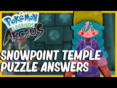 Snowpoint Temple Puzzle Answers in Pokemon Legends Arceus