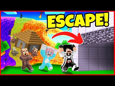 1000 YOUTUBER BUAT BUNKER ANTI TSUNAMI RAINBOW LEVEL 1000 DI MINECRAFT VS THE BLOOP MUTANT !