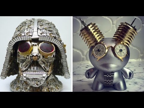 Dan Tanenbaum Turns Old Watches Into Steampunk Sculptures